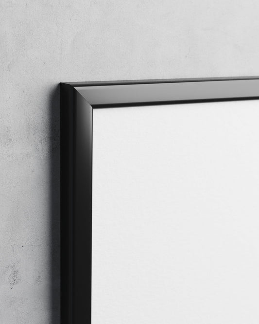 Stockholm (13x13mm), Black – Gloss