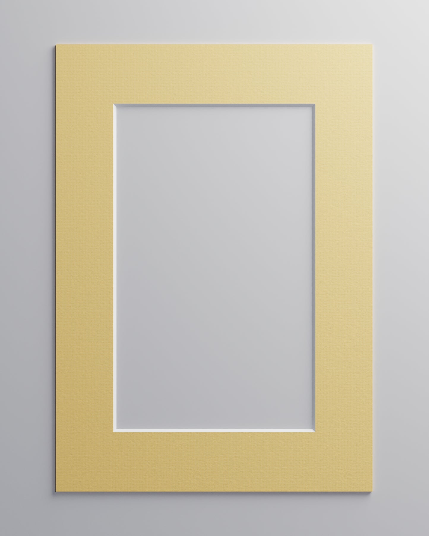 Passepartout Gelb (Weißer Kern)